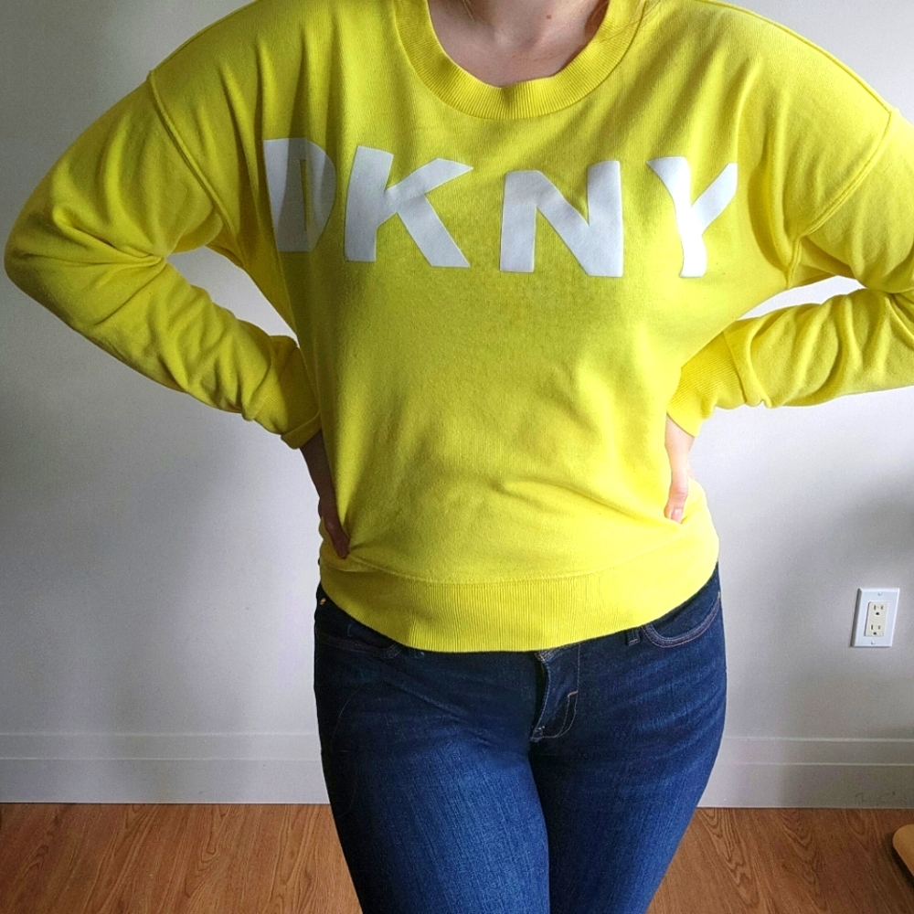 DKNY Yellow Sweater